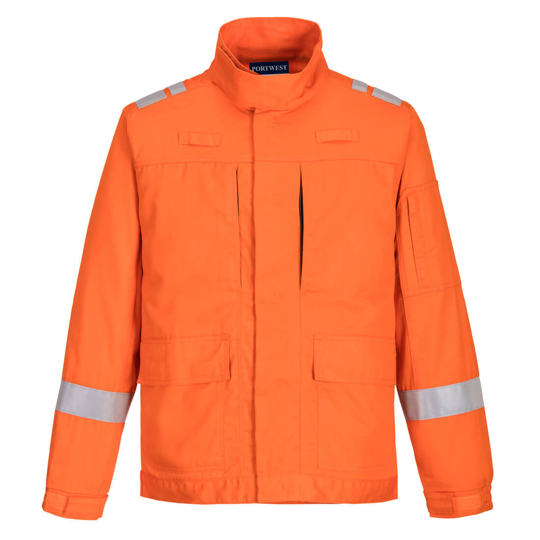 FR60 Bizflame Work Lightweight Stretch Panelled Jacket - Orange