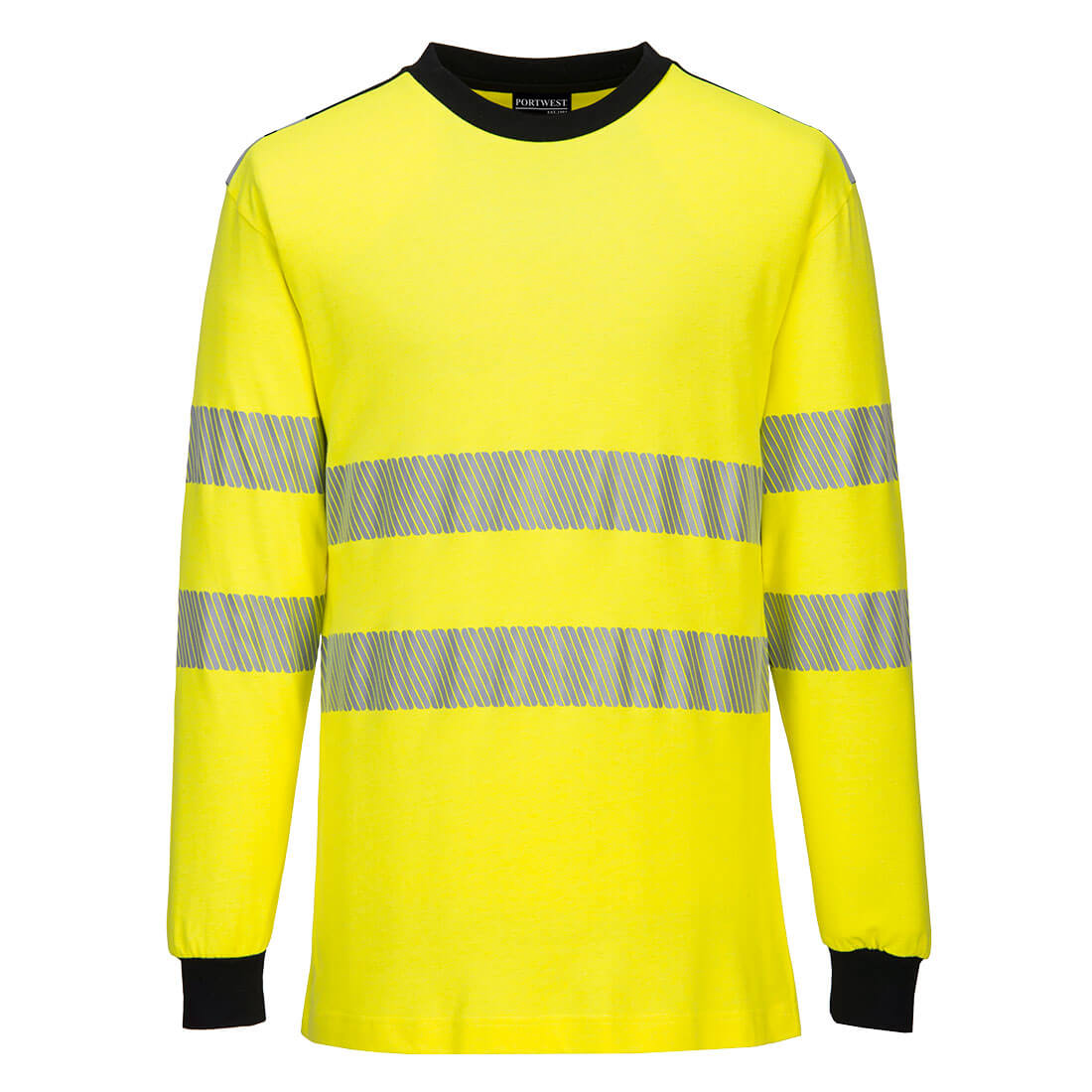 FR70 PW3 Flame Resistant Hi-Vis T-Shirt - Yellow/Black