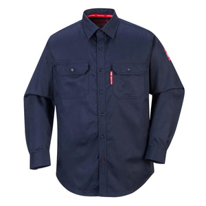 FR89 Bizflame 88/12 FR Work Shirt - Navy