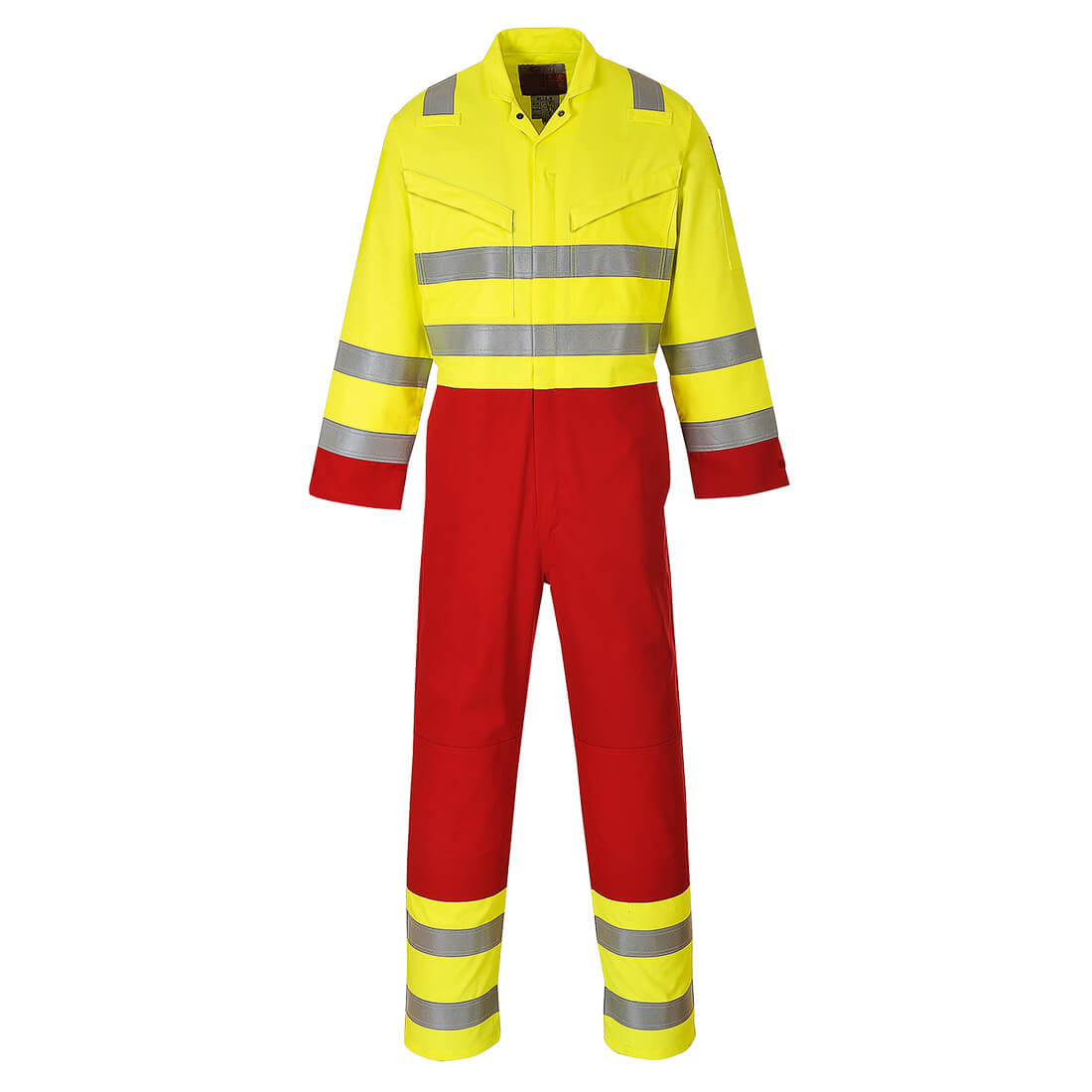 FR90 Bizflame Work Hi-Vis Coverall - Yellow