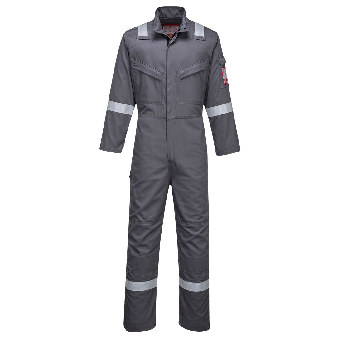 FR93 Bizflame Industry Coverall - Grey