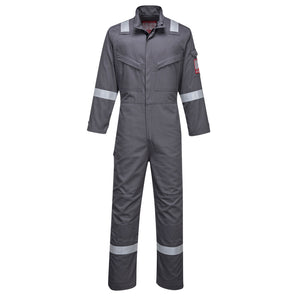 FR93 Bizflame Industry Coverall - Grey