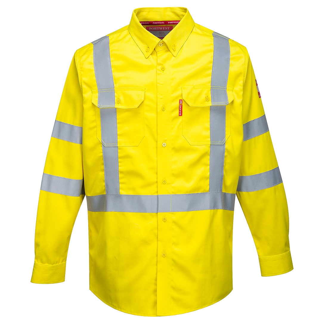FR95 Bizflame 88/12 FR Hi-Vis Shirt - Yellow