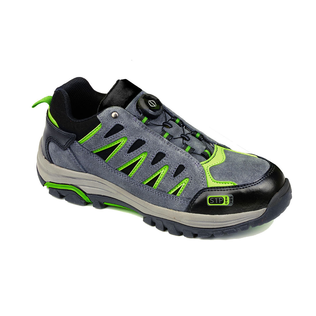 FT18 Steelite Wire Lace Safety Trainer Grey/Green S1P HRO