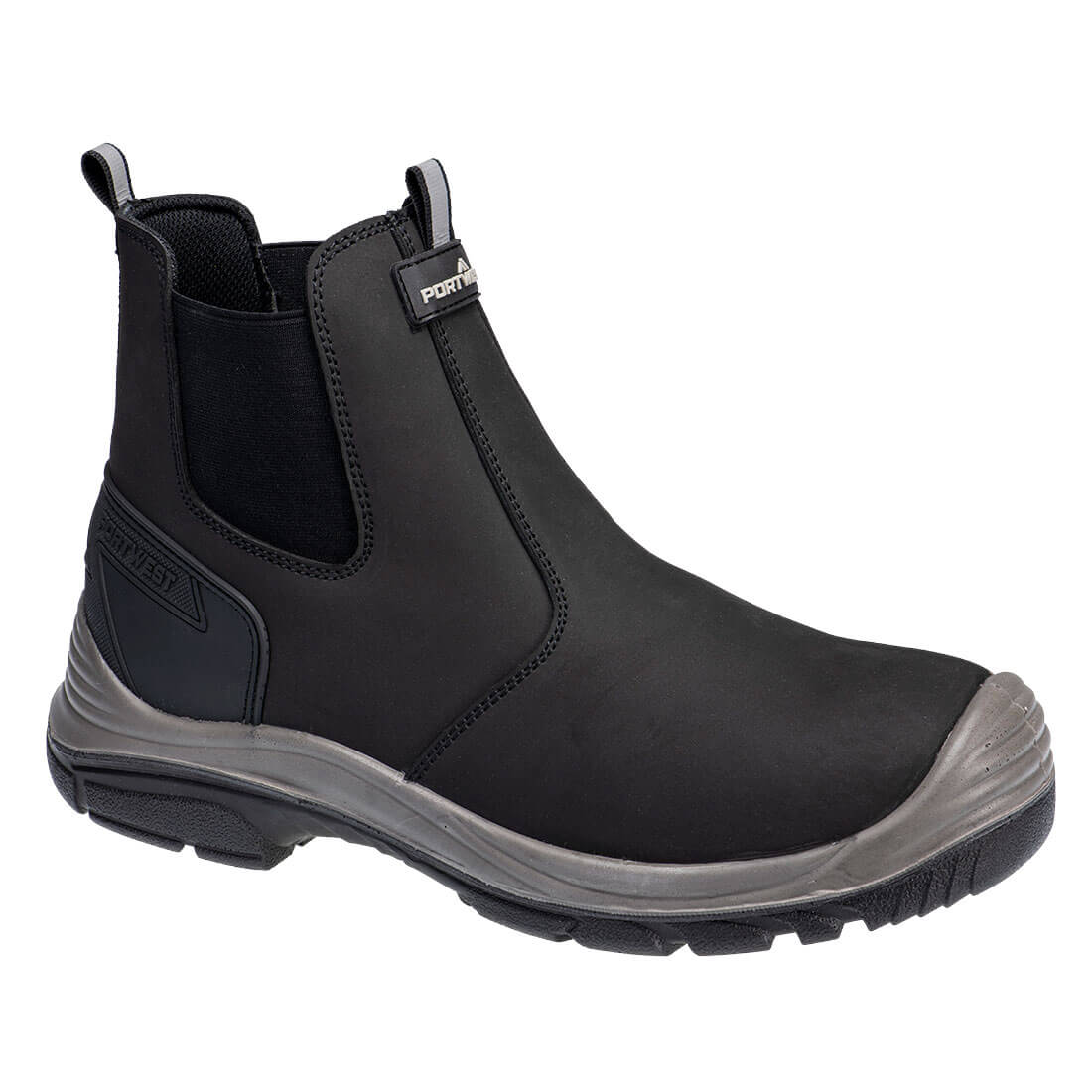 FV02 Steel Action Nubuck Dealer Boot S7 SC FO SR Black/Grey