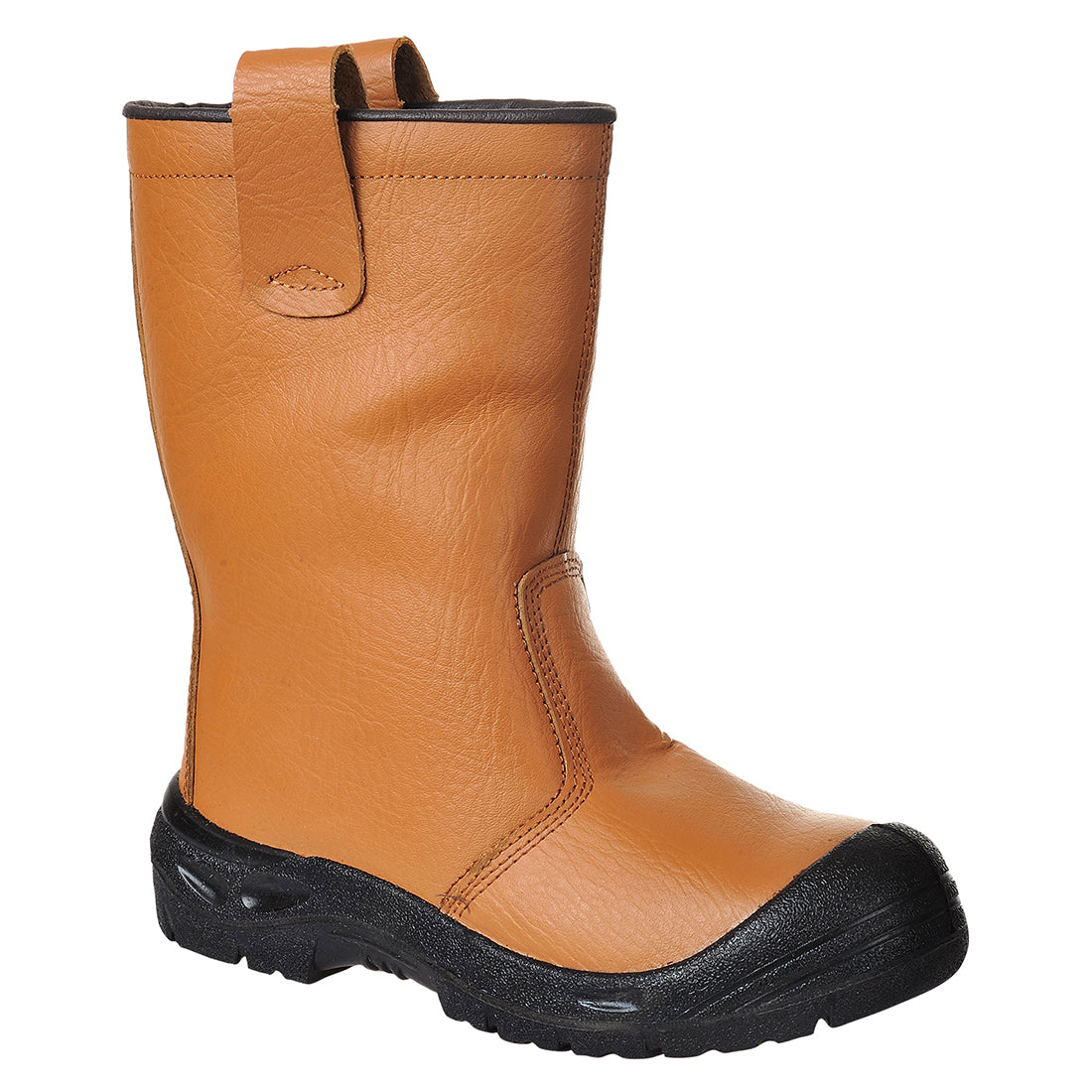 FW29 Steel Leather Rigger Boot Tan S3 SR