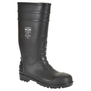 FW95 Steel PVC Wellington Black S5 FO