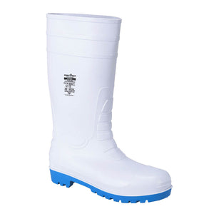 FW95 Steel PVC Wellington White S5 FO