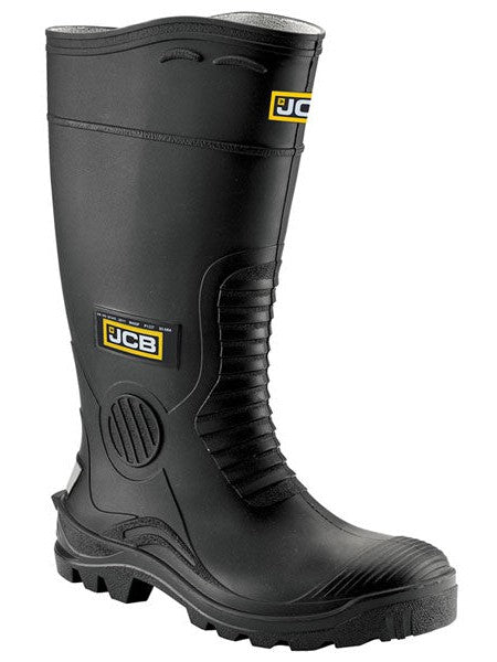 JCB Workwear Hydromaster Wellington Boots - Black