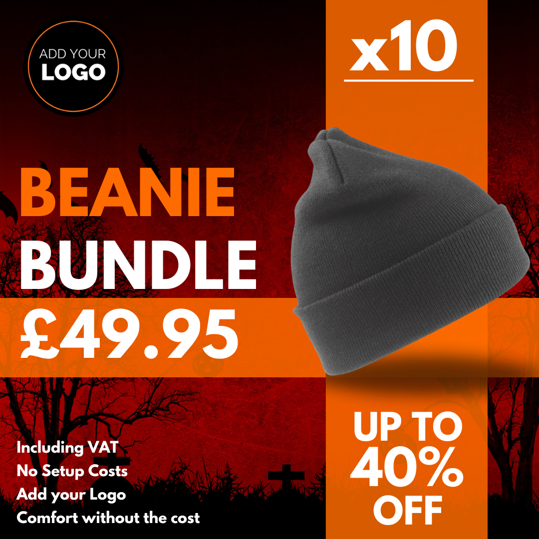 10 x Beanies + Free Logo Bundle