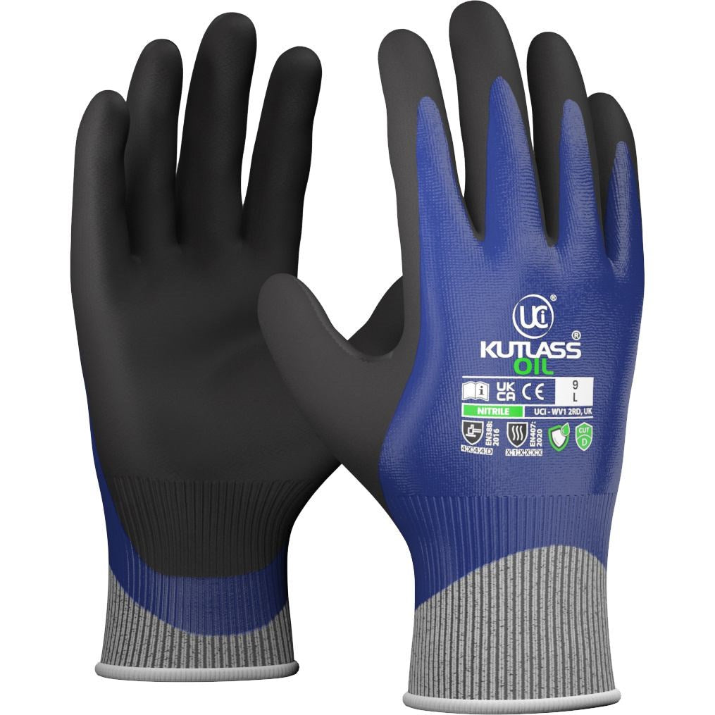 Kutlass Oil Gloves - Blue