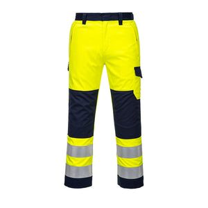 MV46 Hi-Vis Modaflame Trousers - Yellow/Navy