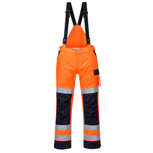 MV71 Modaflame Rain Multi Norm Arc Trousers - Orange/Navy