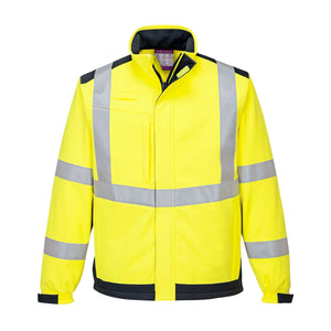 MV72 Modaflame Multi Norm Arc Softshell Jacket - Yellow/Navy