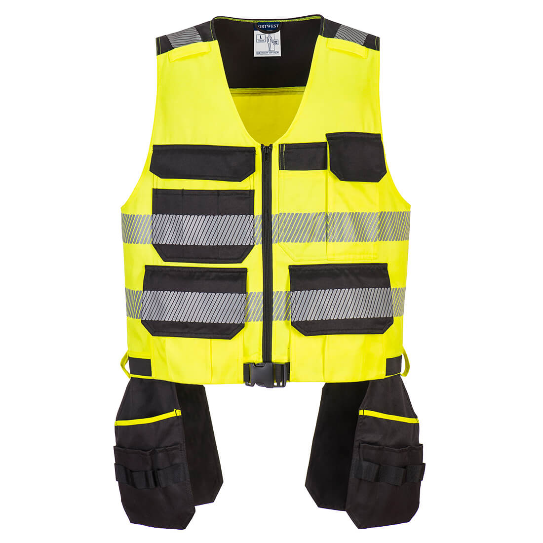 PW308 PW3 Hi-Vis Class 1 Tool Vest - Yellow/Black