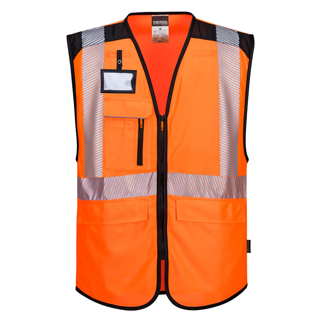 PW309 PW3 Hi-Vis Executive Vest - Orange/Black