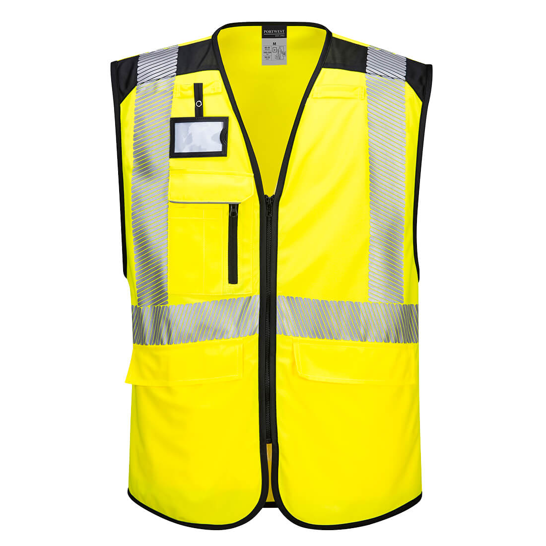 PW309 PW3 Hi-Vis Executive Vest - Yellow/Black