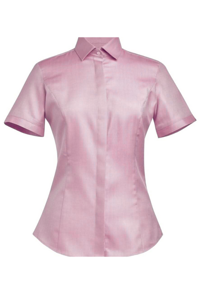 2284 Chianti Ladies' Short Sleeve Blouse - Pink