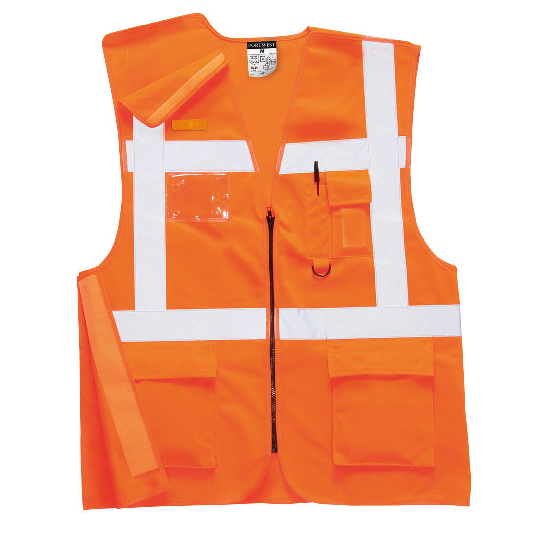 RT26 Hi-Vis Zip Executive Vest - Orange