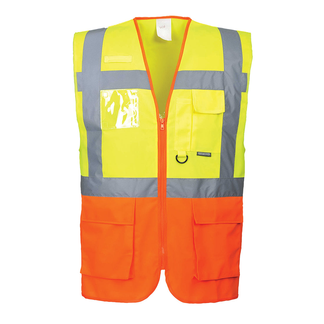 S376 Prague Hi-Vis Executive Vest - Yellow/Orange