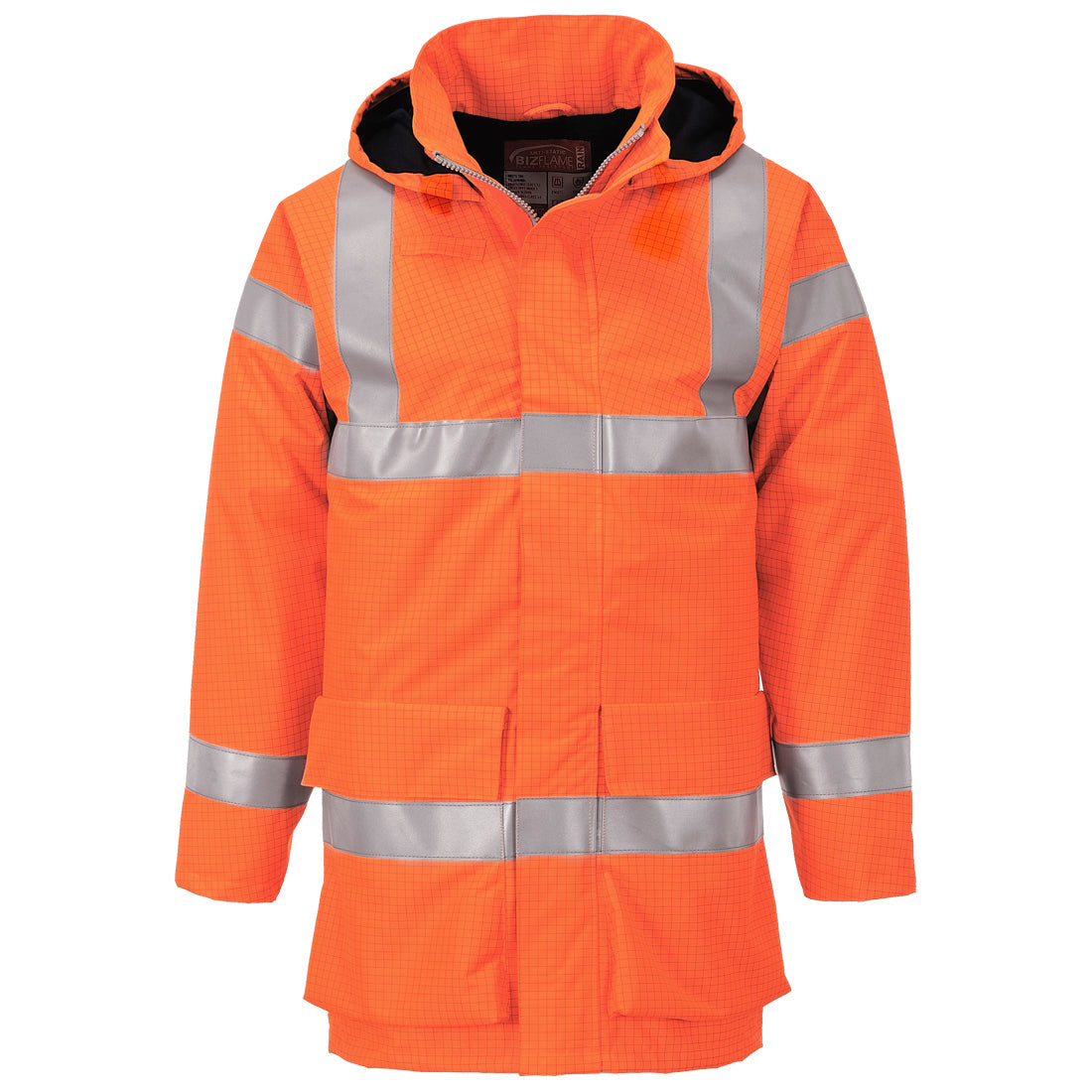 S774 Bizflame Rain Hi-Vis Multi Lite Jacket - Orange