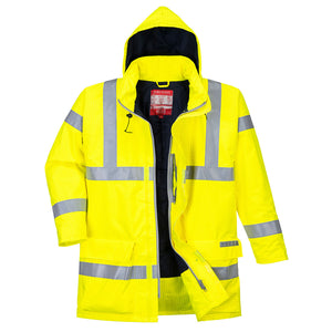 S778 Bizflame Rain Hi-Vis Antistatic FR Jacket - Yellow