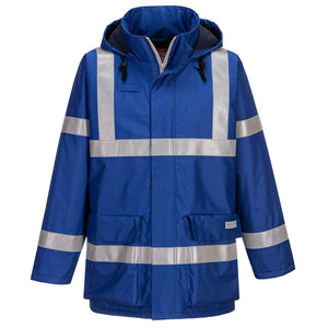 S785 Bizflame Rain Anti-Static FR Jacket - Royal Blue