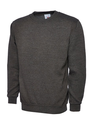 Uneek UC203 Classic Sweatshirt - Charcoal