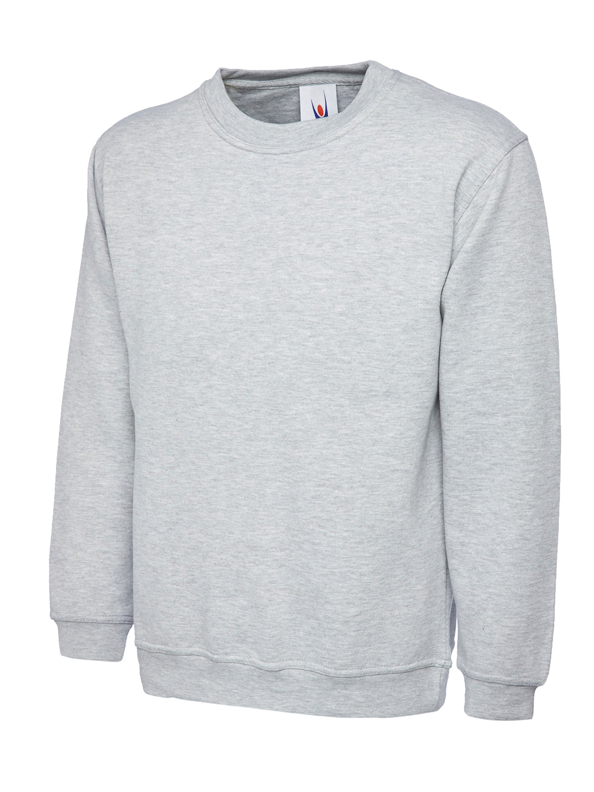 Uneek UC203 Classic Sweatshirt - Heather Grey