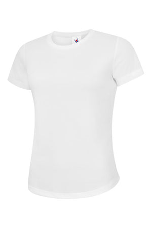 UC316 Ladies Ultra Cool T shirt - White