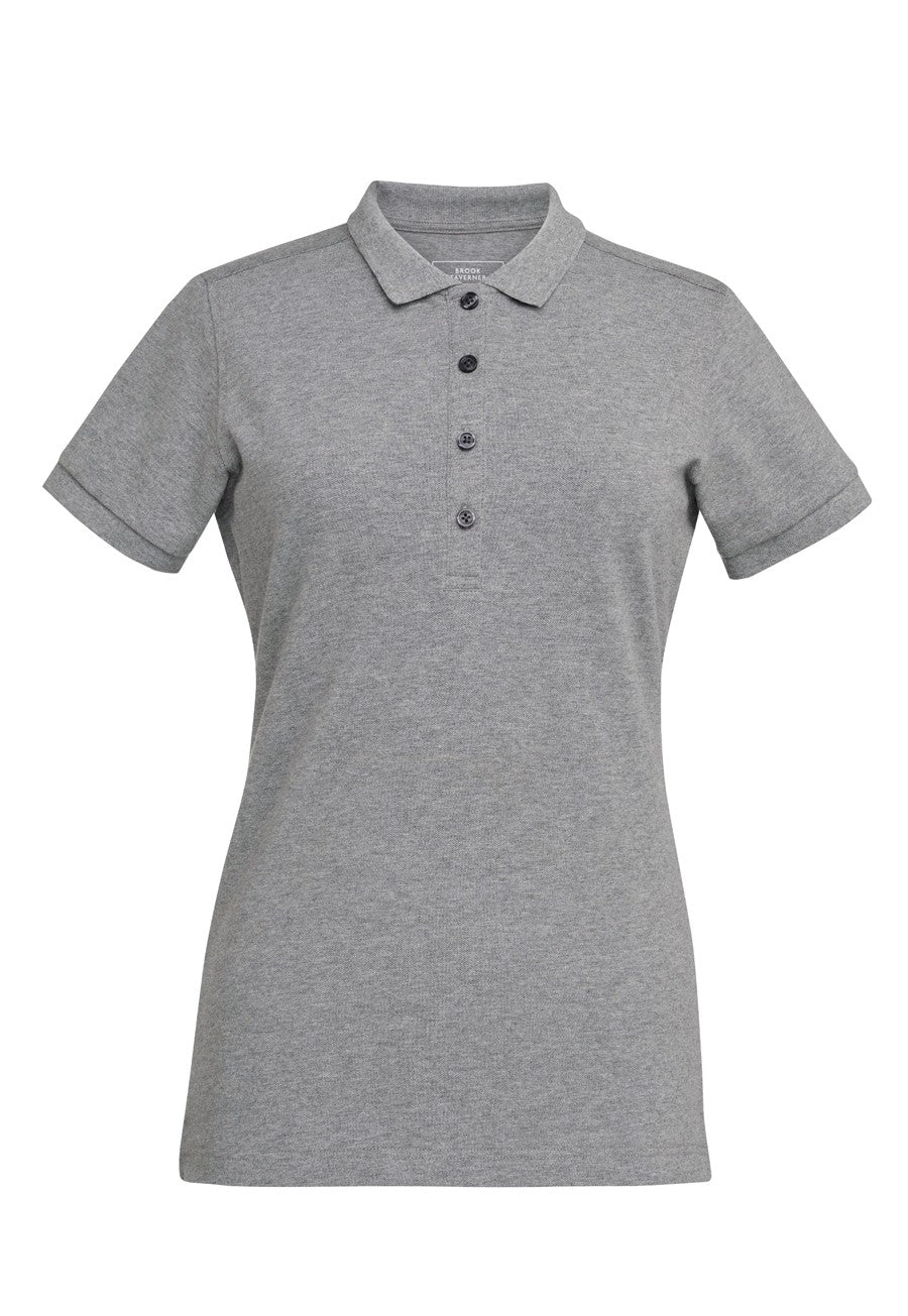 2372 Arlington Female S/S Polo Shirt - Grey Marl