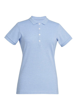 2372 Arlington Female S/S Polo Shirt - Sky Marl