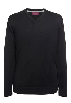 7818 Boston V Neck Jumper - Black