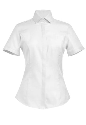 2284 Chianti Ladies' Short Sleeve Blouse - White