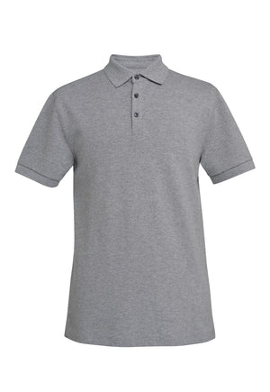 4223 Hampton Male S/S Polo Shirt - Grey Marl