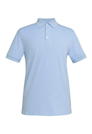 4223 Hampton Male S/S Polo Shirt - Sky Marl