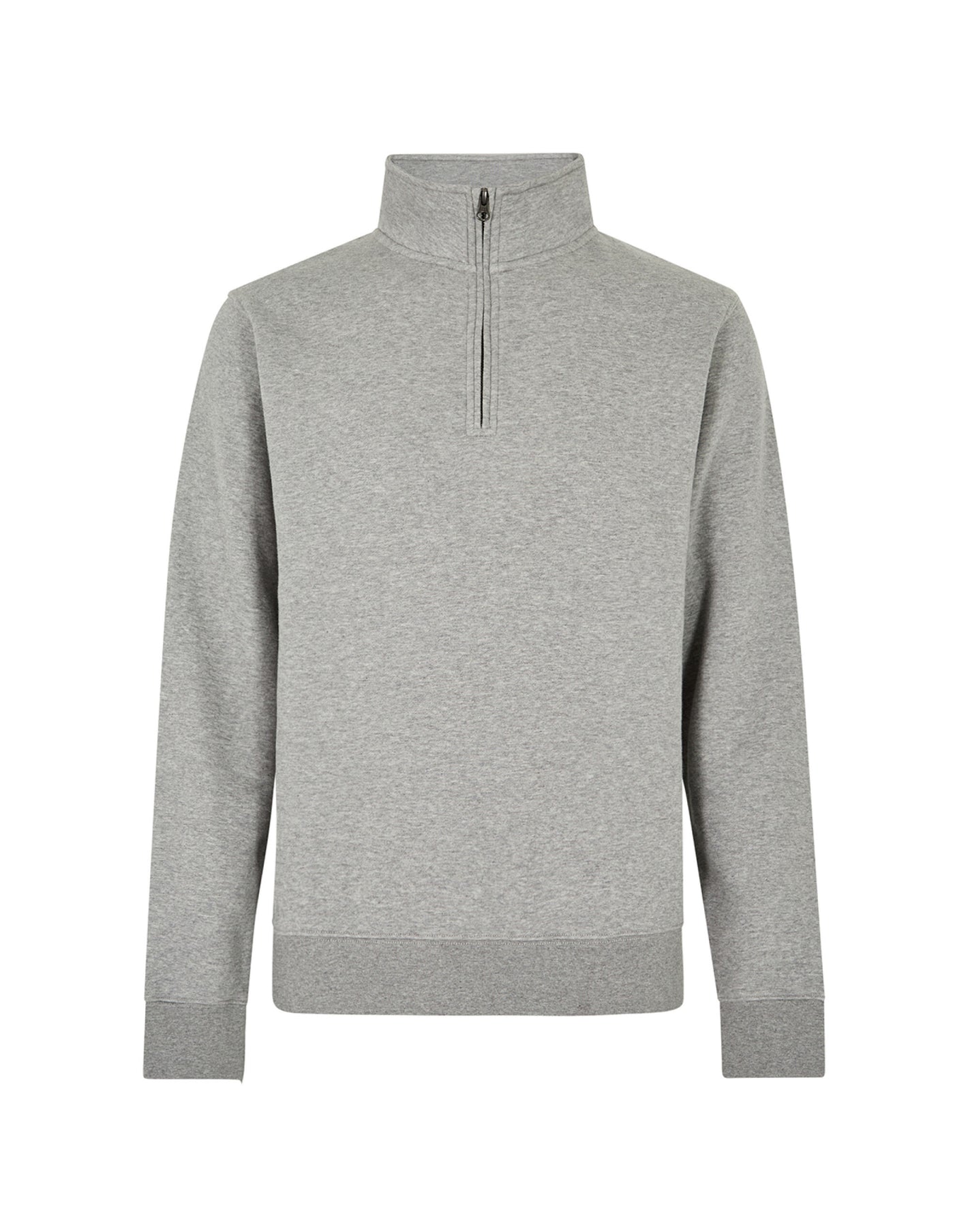 KK335 Men's 1/4 Zip Sweatshirt - Heather Grey