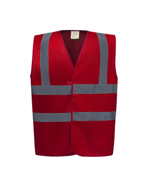 HVW100EV Enhanced Hi-Vis Vest - Red