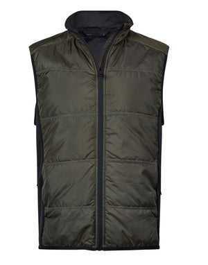 Hybrid-Stretch Bodywarmer - Deep Green