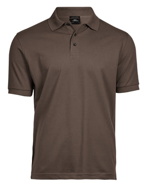 Men's Luxury Stretch Polo - Chocolate