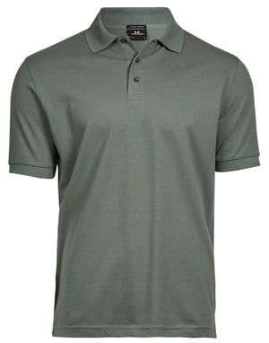 Men's Luxury Stretch Polo - Leaf Green