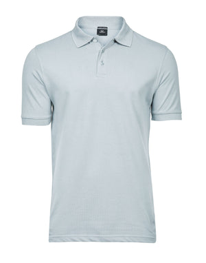 Men's Luxury Stretch Polo - Ice Blue