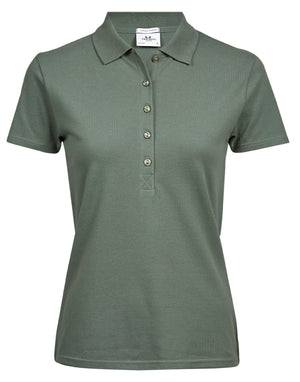 Ladies' Luxury Stretch Polo - Leaf Green