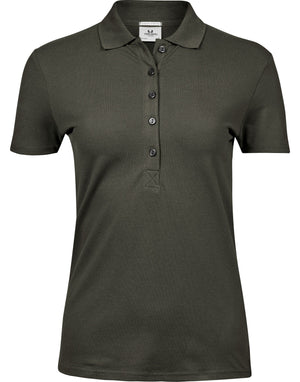 Ladies' Luxury Stretch Polo - Dark Olive