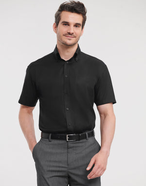 Men's Short Sleeve Classic Ultimate Non-Iron Shirt - Black