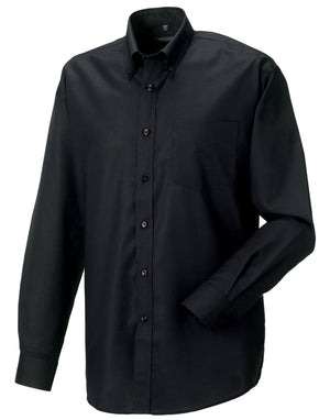 932M Men's Long Sleeve Classic Oxford Shirt - Black