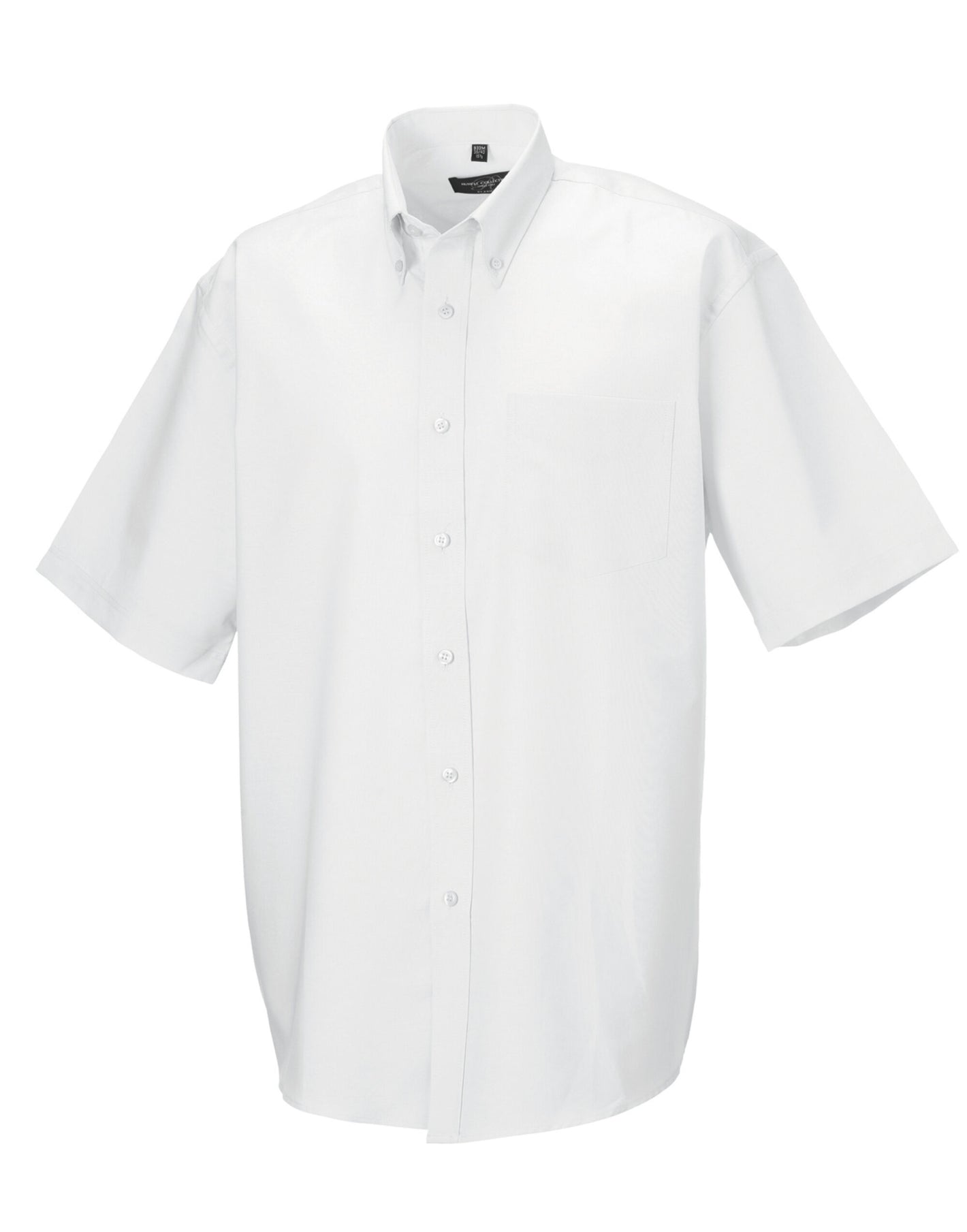 933M Men's Short Sleeve Classic Oxford Shirt - White