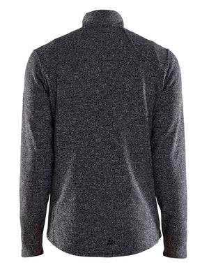 CR1912218 Craft Men's ADV Explore Heavy Fleece Jkt - Black Melange