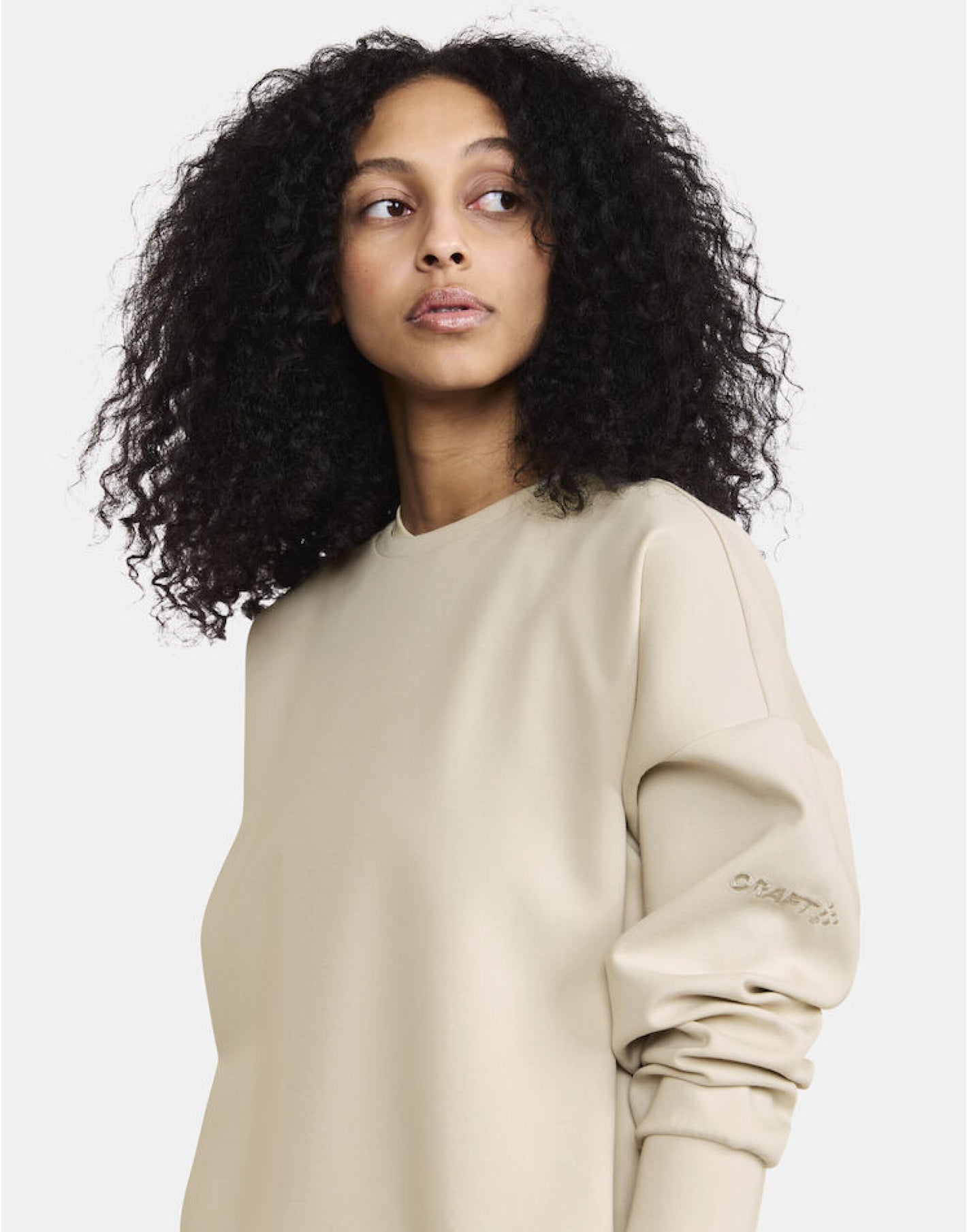 CR1914770 Craft Ladies ADV Join RN Sweatshirt - Plaster