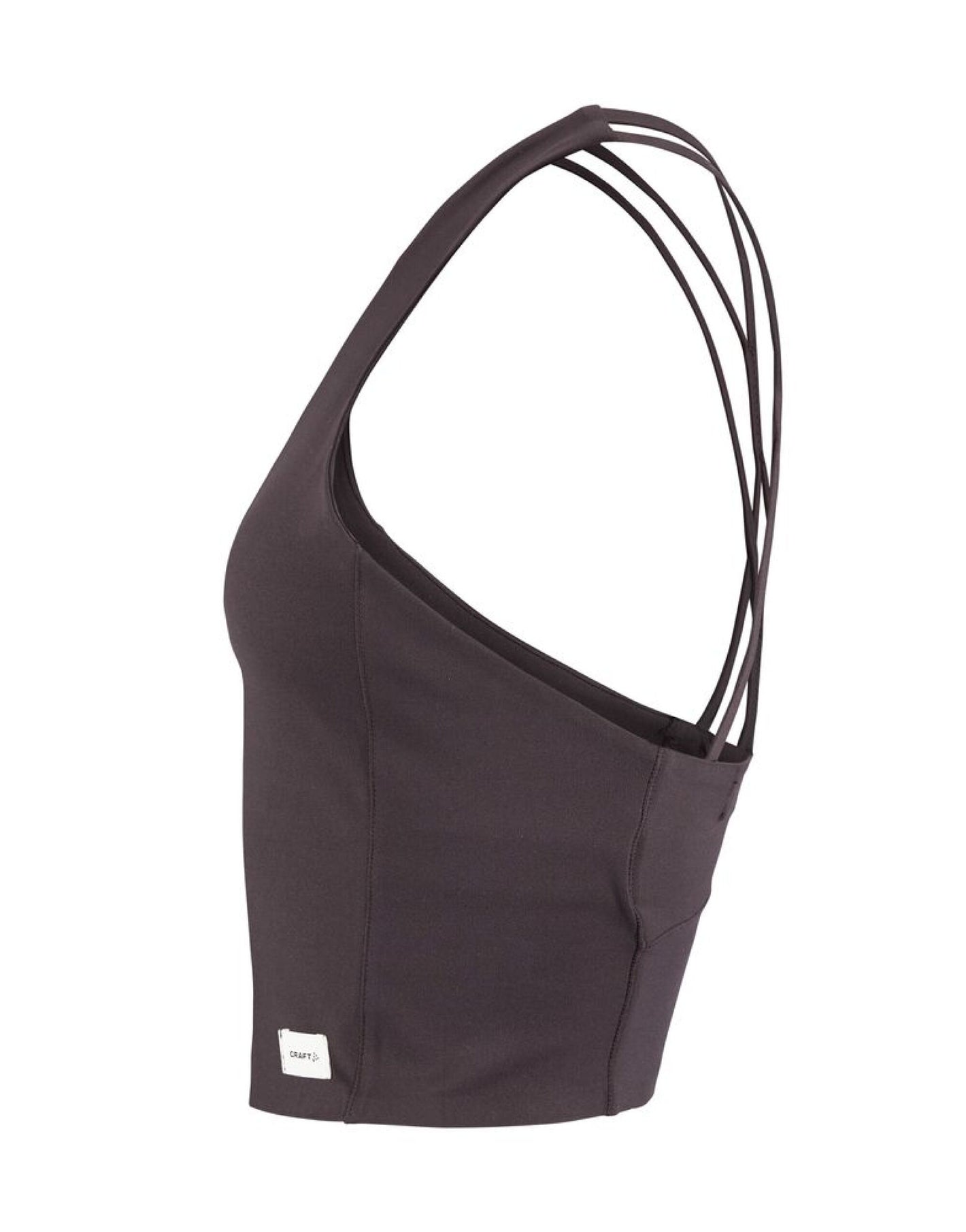 CR1916009 Craft Collective Cropped Singlet - Dark Plum